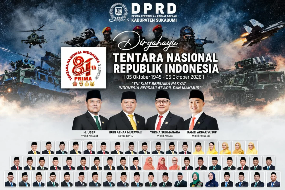 DPRD Sukabumi Nilai TNI Jadi Garda Terdepan Penjaga Kedaulatan